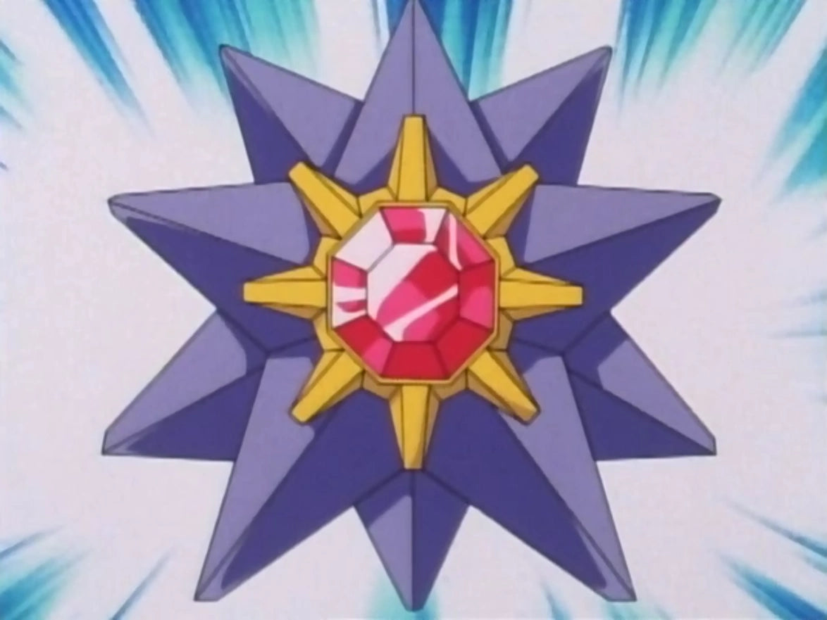 Starmie Large Crystal Pokeball 3D Laser Engraving