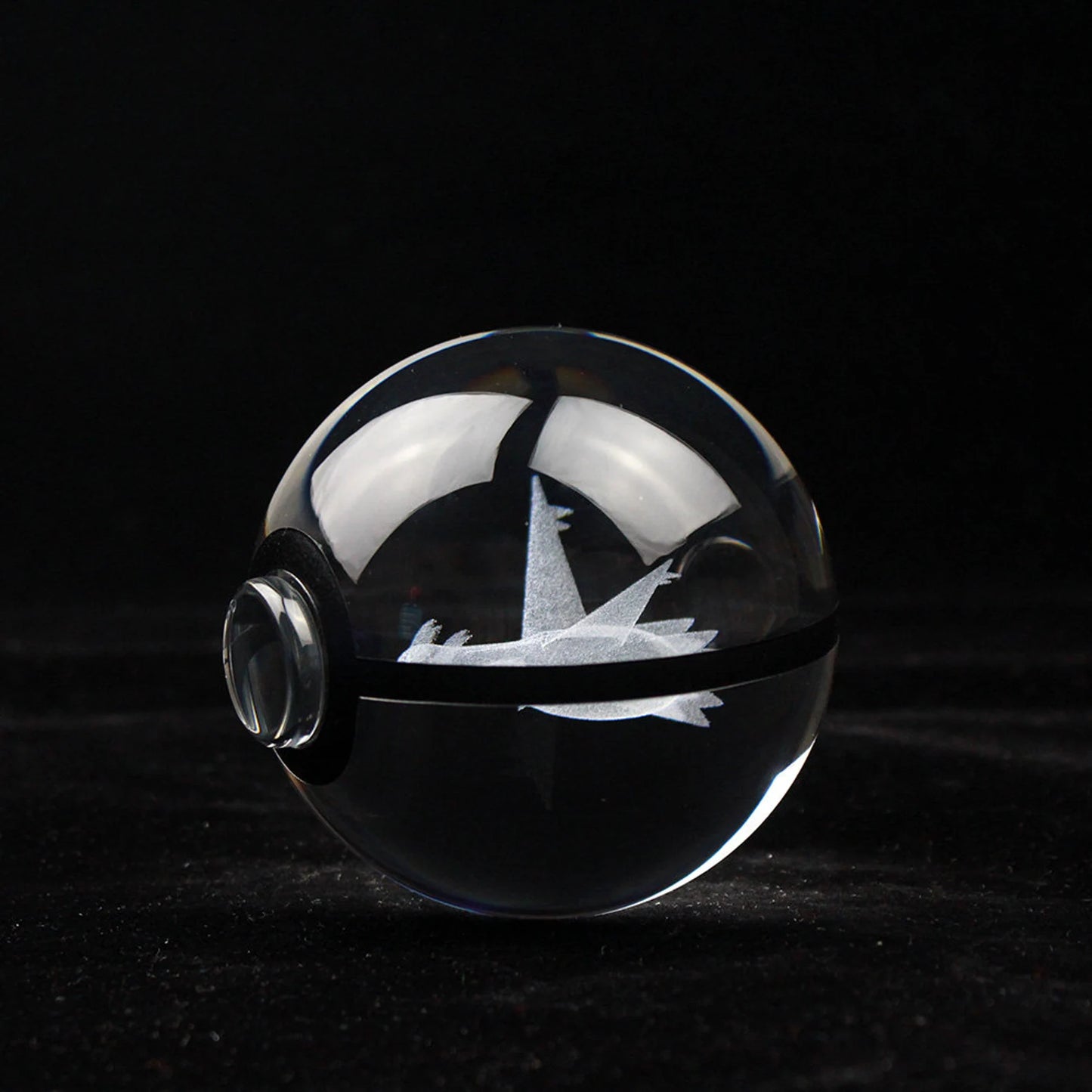 Latios Large Crystal Pokeball 3D Laser Engraving