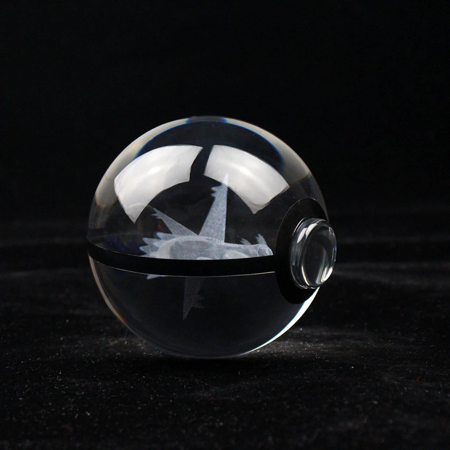 Latios Large Crystal Pokeball 3D Laser Engraving