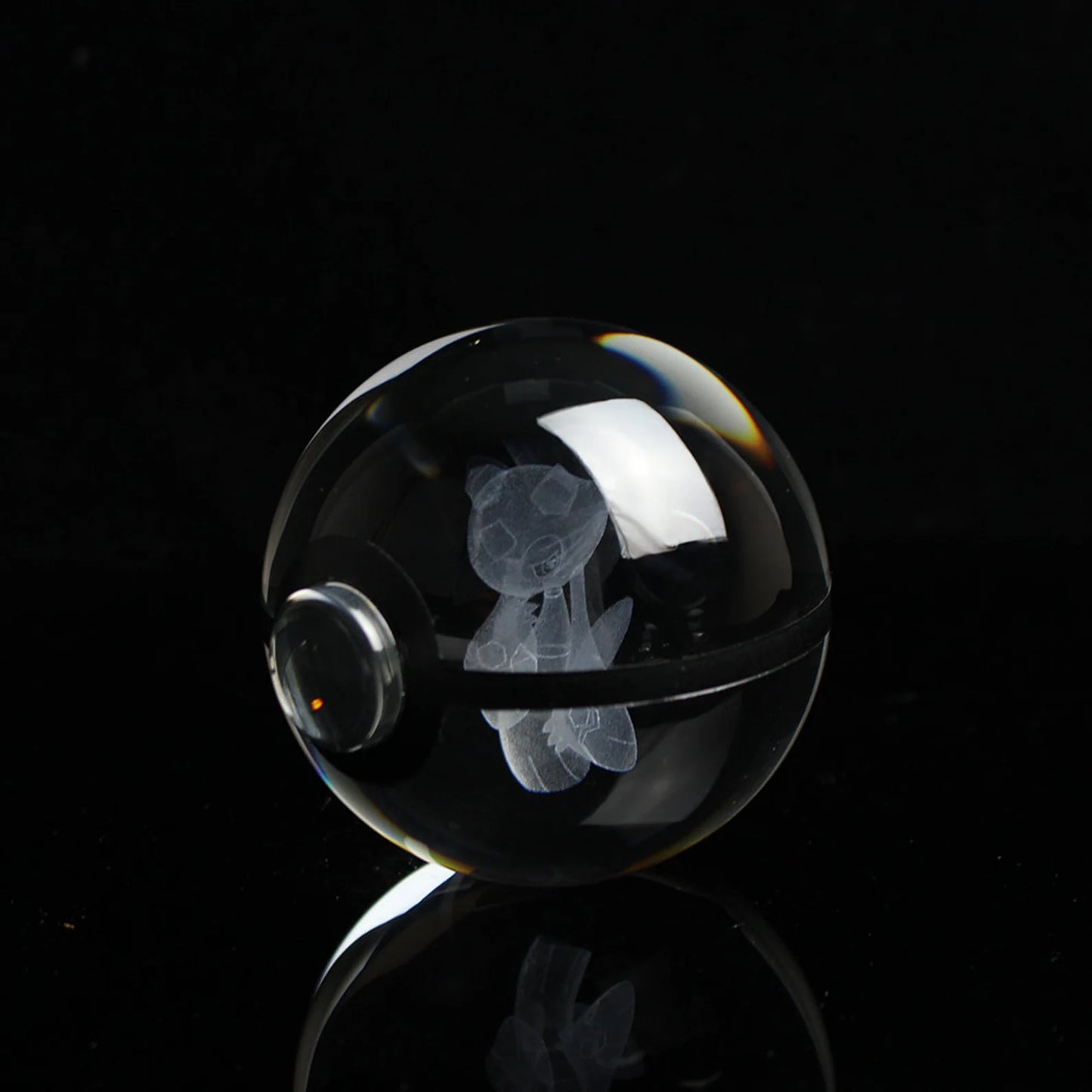 Froslass Large Crystal Pokeball 3D Laser Engraving