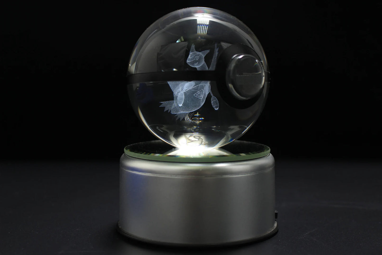 Latias Large Crystal Pokeball 3D Laser Engraving
