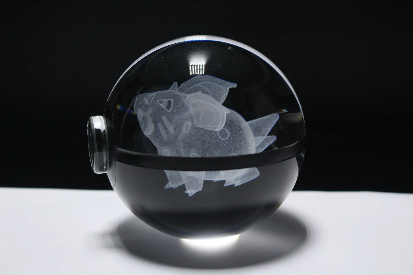 Nidoran Female ♀ Large Crystal Pokeball 3D Laser Engraving