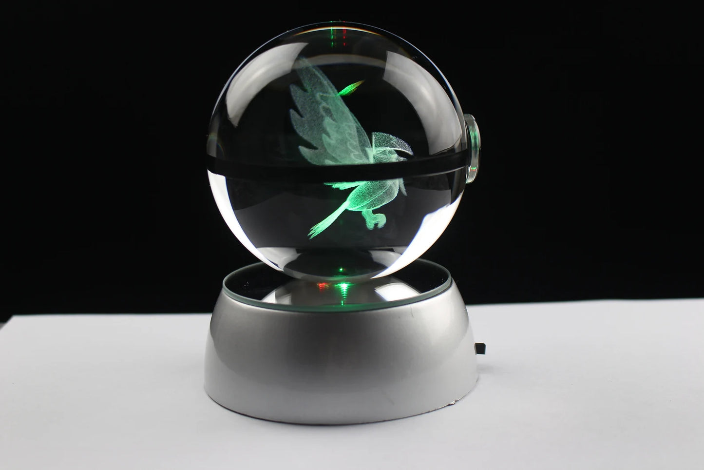 Staraptor Large Crystal Pokeball 3D Laser Engraving