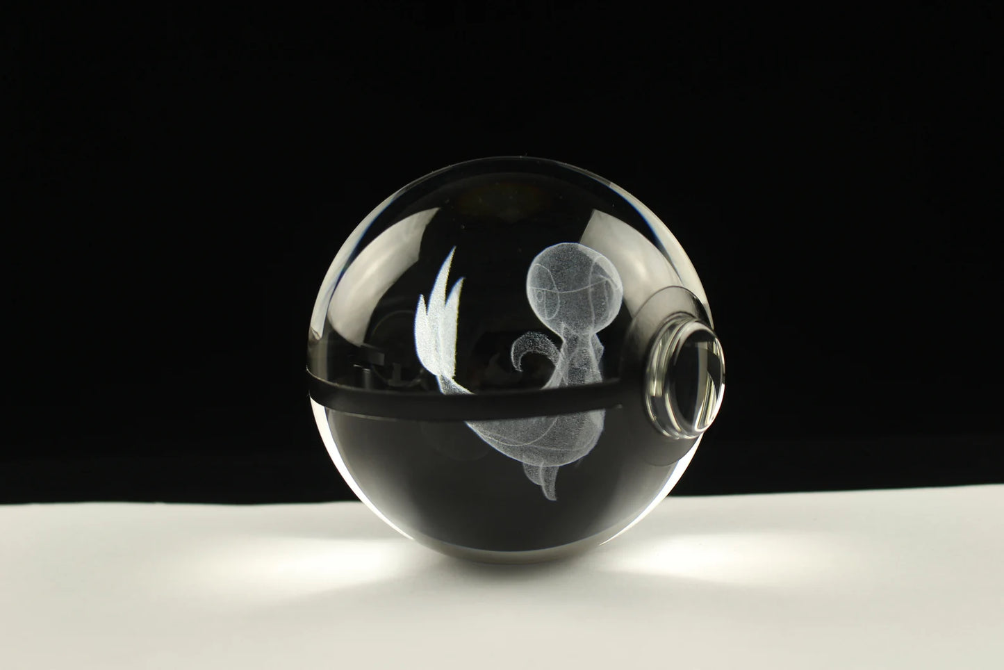 Snivy Large Crystal Pokeball 3D Laser Engraving