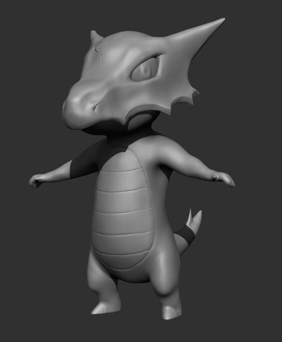 Marowak Large Crystal Pokeball 3D Laser Engraving