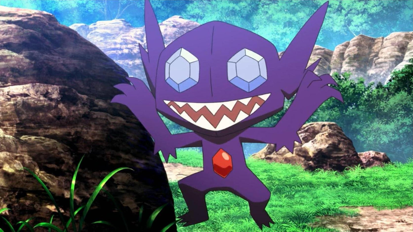 Sableye Large Crystal Pokeball 3D Laser Engraving