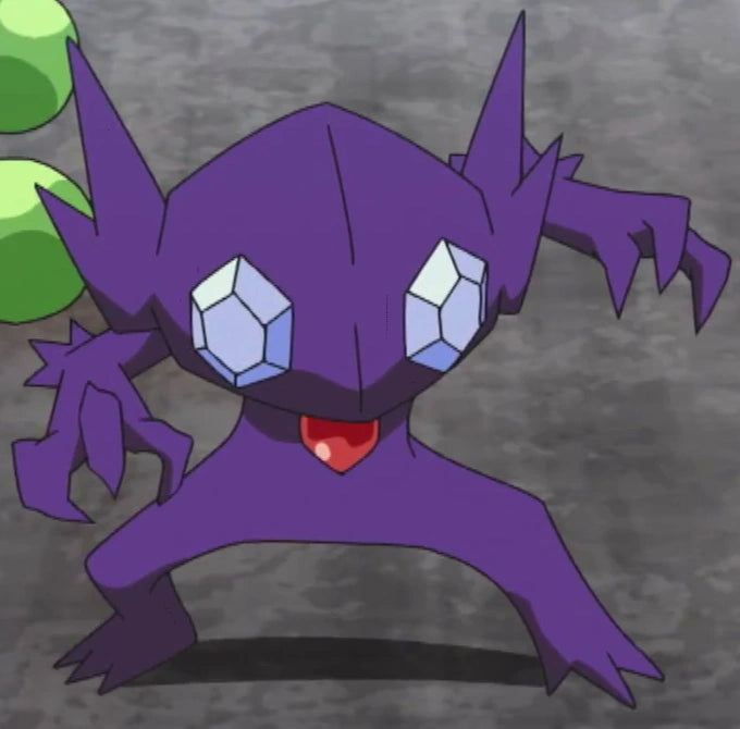Sableye Large Crystal Pokeball 3D Laser Engraving