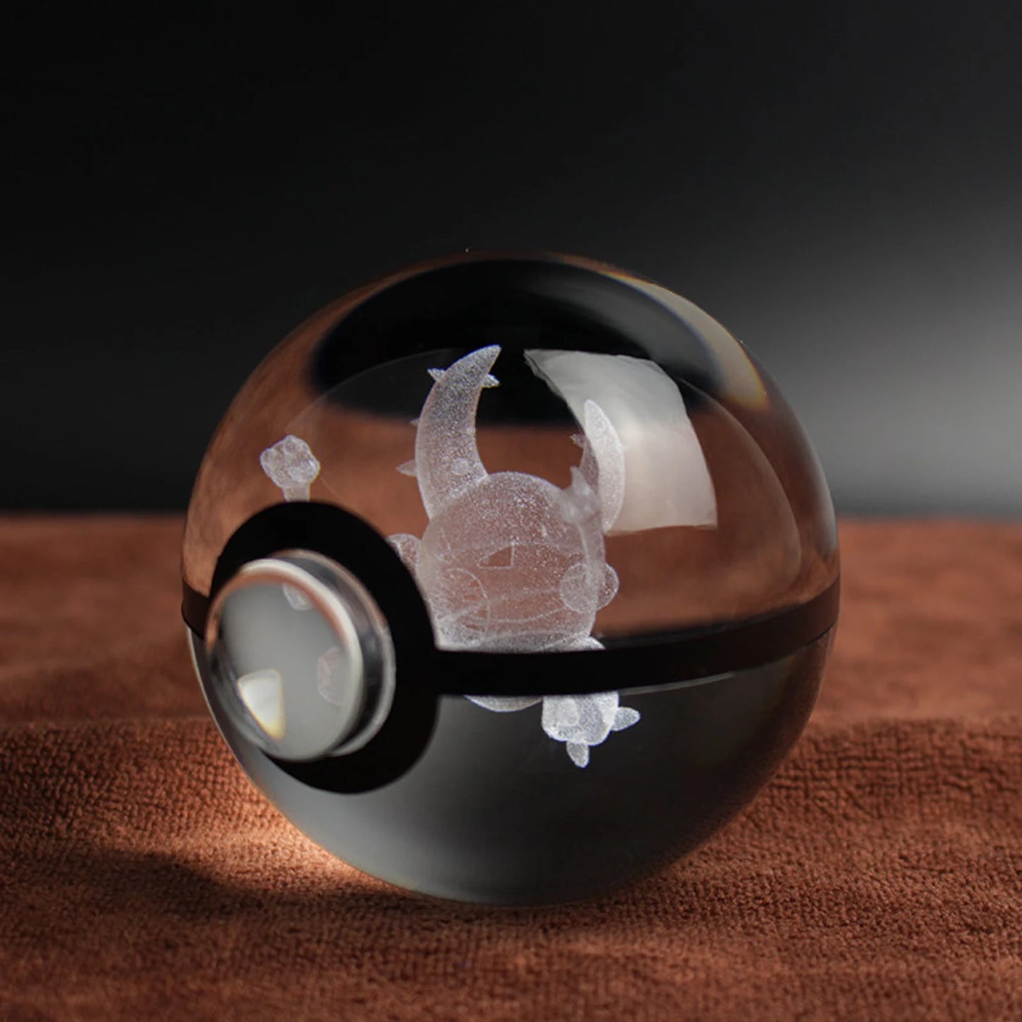 Pinsir Large Crystal Pokeball 3D Laser Engraving