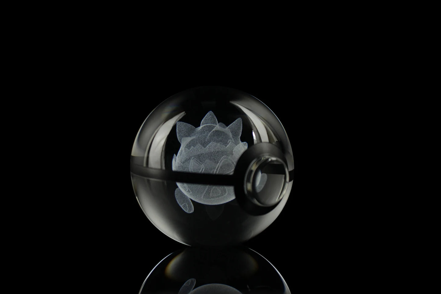 Togepi Large Crystal Pokeball 3D Laser Engraving