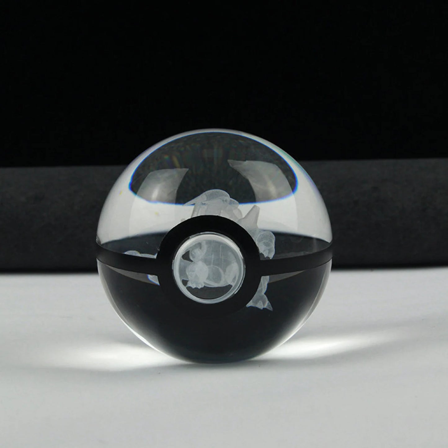 Aggron Large Crystal Pokeball 3D Laser Engraving