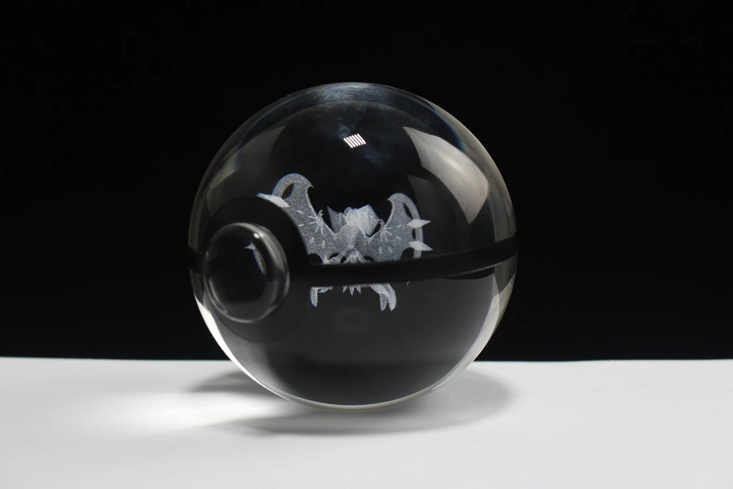 Necrozma- Wing of the Dawn Large Crystal Pokeball 3D Laser Engraving
