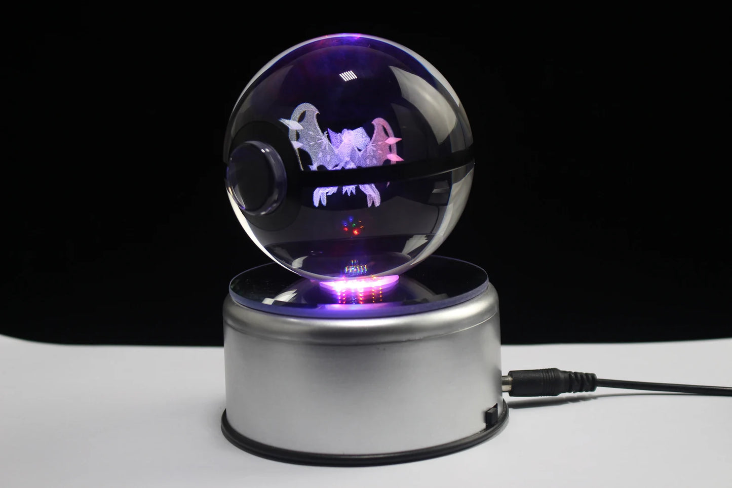 Necrozma- Wing of the Dawn Large Crystal Pokeball 3D Laser Engraving