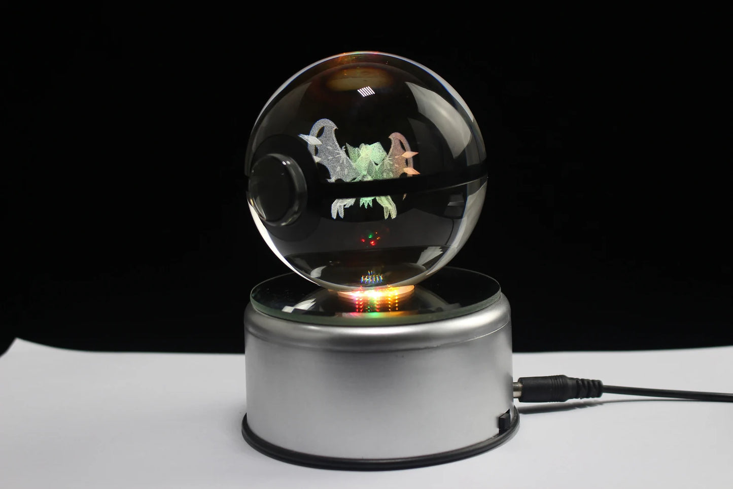 Necrozma- Wing of the Dawn Large Crystal Pokeball 3D Laser Engraving